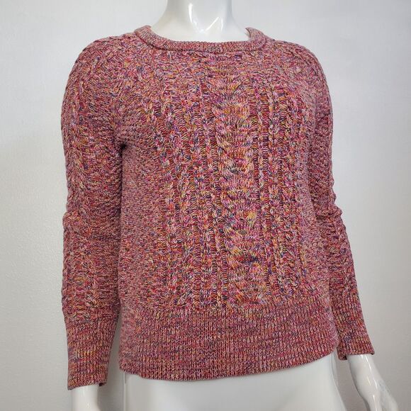 Gap Pink Cable Knit Cotton Sweater - Picture 2 of 9